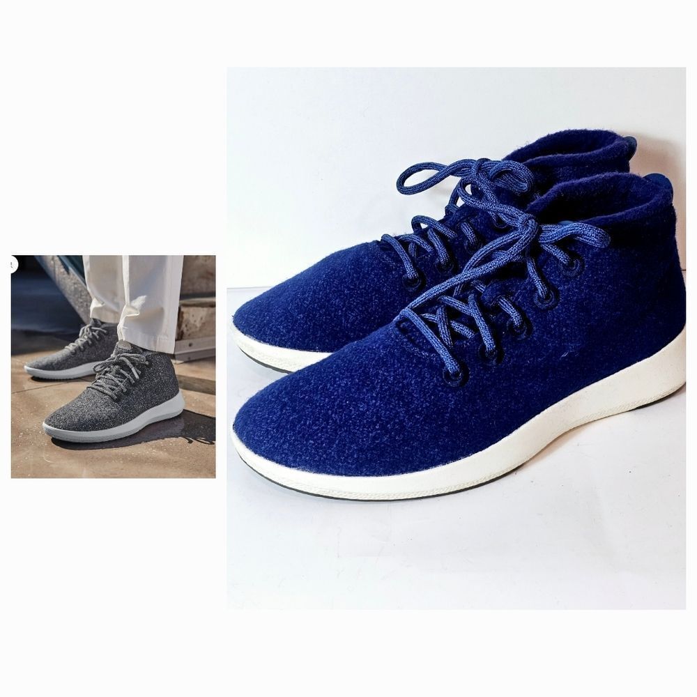 Allbirds Cobalt Blue Wool Runner-up Mizzle Highlights SIZE 11 - Picture 2 of 9
